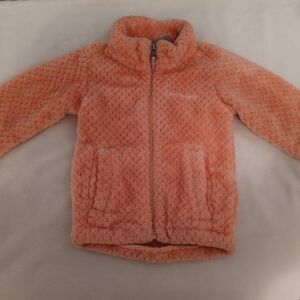 Cozy Peach Fleece Jacket